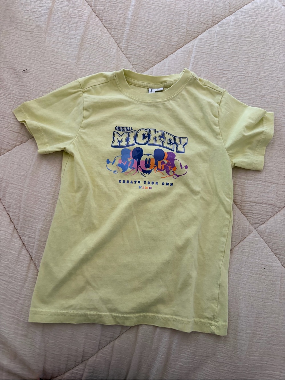 Janie and Jack Kids' Yellow Mickey Graphic Tee